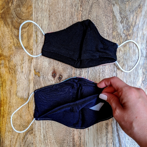 Pink Rainbow Leopard Face Mask (Adult size) - Picture 3 of 4